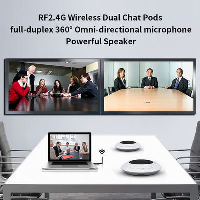 Conferentieruimte Vergaderingsoplossing Videoconferentie Dual 5.8G draadloze microfoon