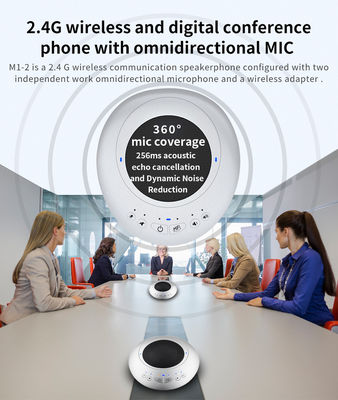 Conferentieruimte Vergaderingsoplossing Videoconferentie Dual 5.8G draadloze microfoon