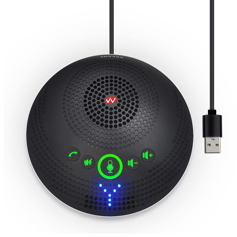 Professionele conferentie-microfoon SQ-M13U 2.4G draadloze omnidirectionele microfoon, 360 graden opname, hoge definitie audio en geluidsreductie